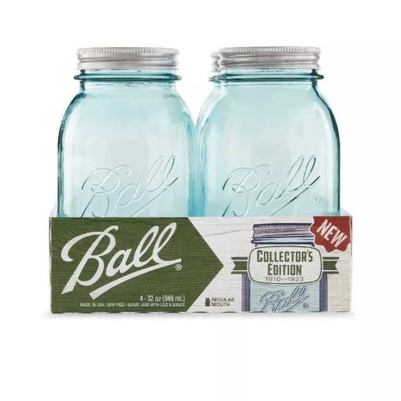 Ball Canning Jars Regular Mouth 32oz. Set of 4/Box - Picture 7 of 7